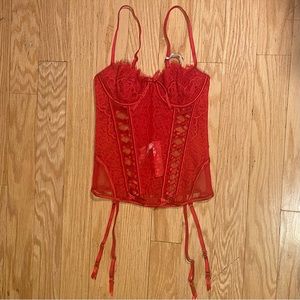 Red Corset Top - Victoria's Secret